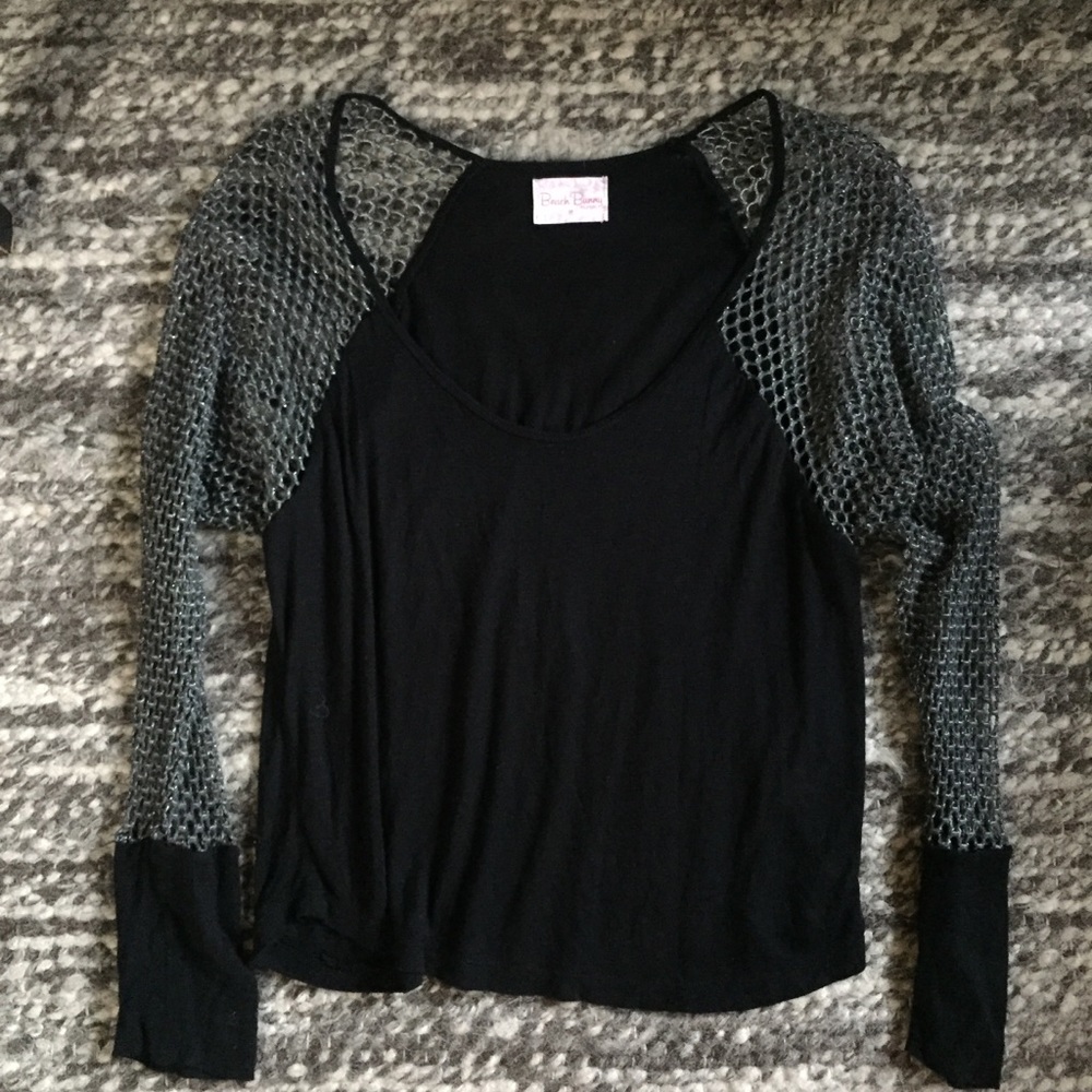 Beach Bunny lounge Top Baseball Tee size medium